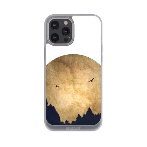 Apple iPhone 12 Pro Max NIVOpure Zwei Vögel vor Mond