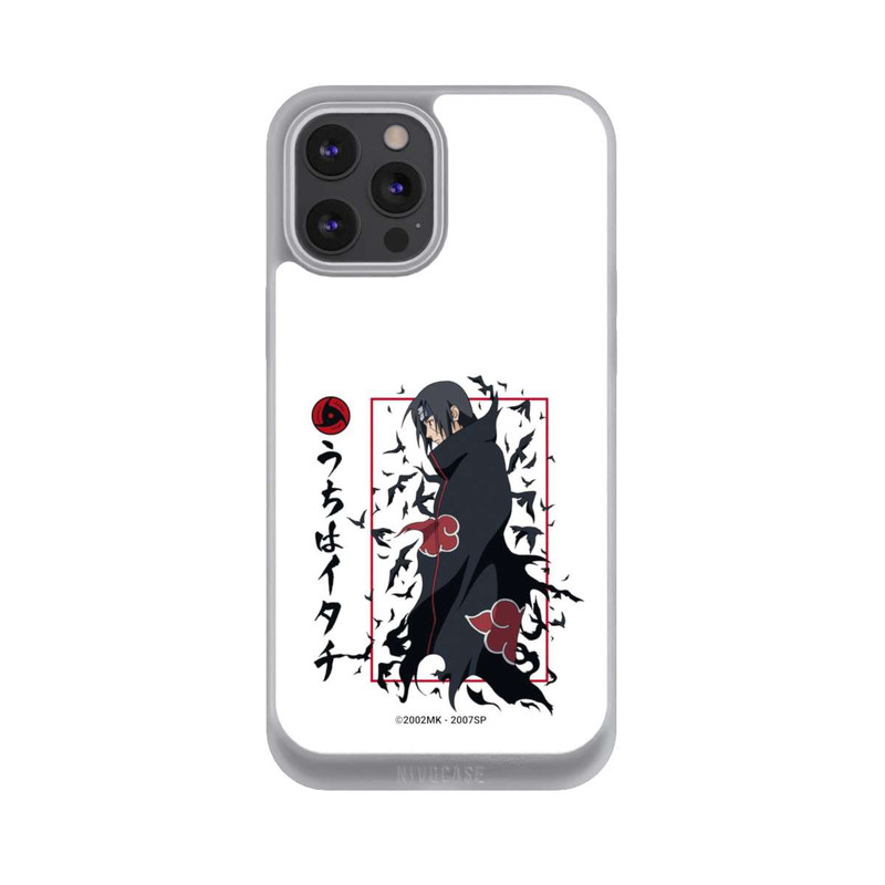 iPhone 12 Pro Max NIVOpure Itachi Krähen Weiß
