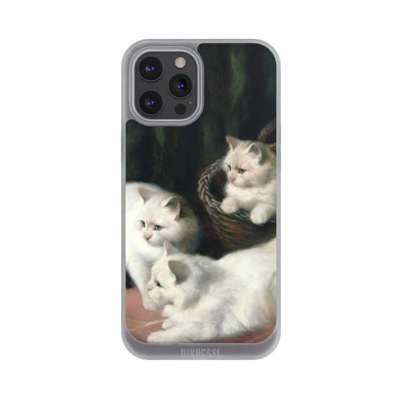 iPhone 12 Pro Max NIVOpure Three White Angora Kittens
