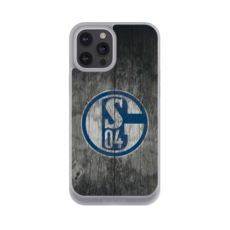 iPhone 12 Pro Max NIVOpure Schalke 04 Holz Look
