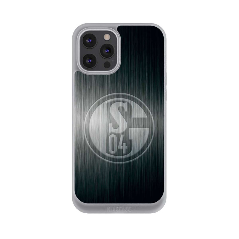 iPhone 12 Pro Max NIVOpure Schalke 04 Metall Look