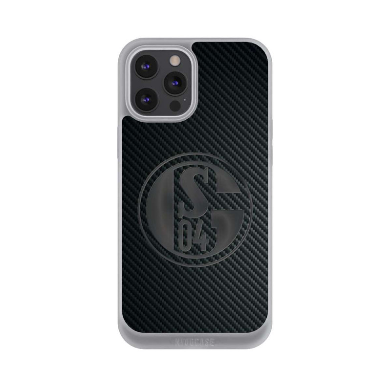 iPhone 12 Pro Max NIVOpure Schalke 04 Carbon Look
