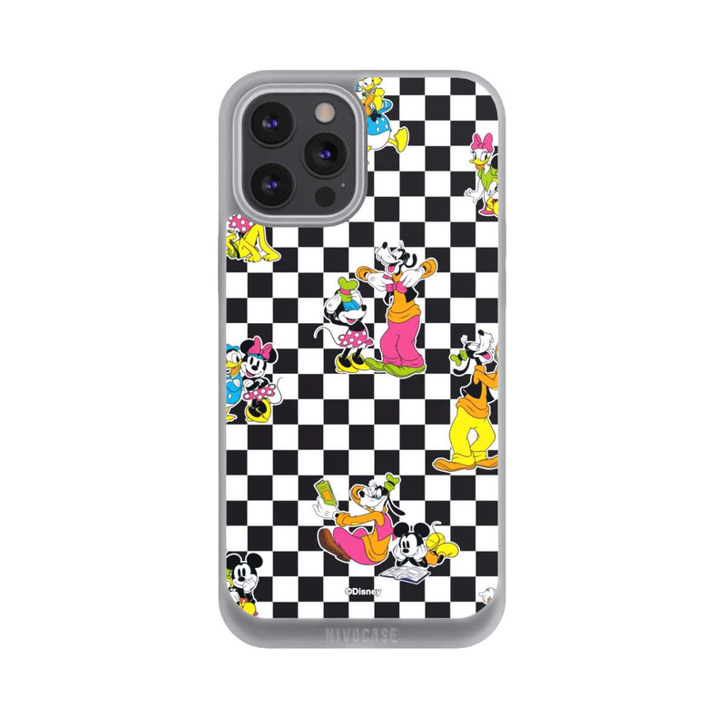 iPhone 12 Pro Max NIVOpure Donald and Friends Pattern Black and White