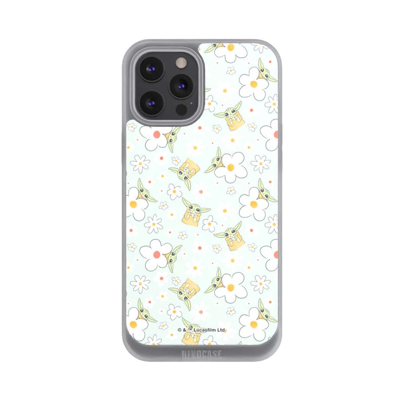 iPhone 12 Pro Max NIVOpure Baby Yoda Flower Pattern