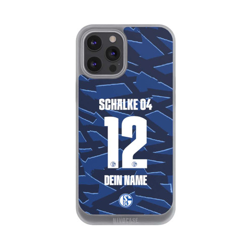 Apple iPhone 12 Pro Max NIVOpure Schalke 04 Trikot Personalisierbar 25-26