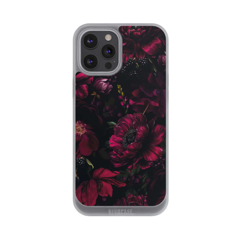 Apple iPhone 12 Pro Max NIVOpure Dunkle Rote Blumen Liebe