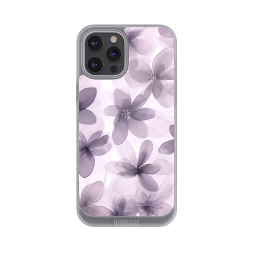 Apple iPhone 12 Pro Max NIVOpure Fliederfarbenes Blumenmuster mit KI