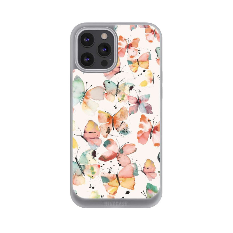 iPhone 12 Pro Max NIVOpure Sanfte Schmetterlinge Muster