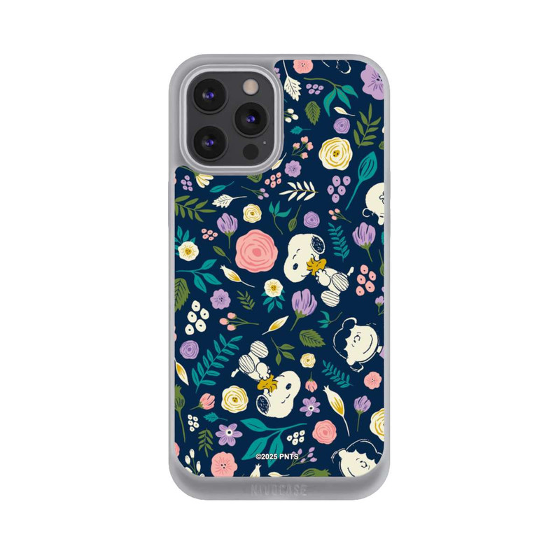 iPhone 12 Pro Max NIVOpure Peanuts Dark Flower Pattern