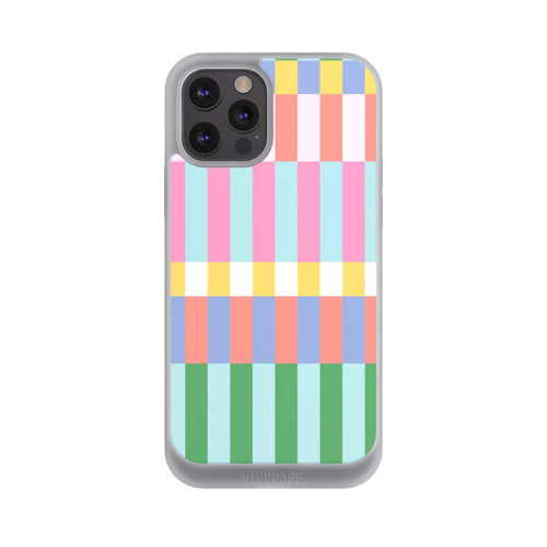 Apple iPhone 12 Pro Max NIVOpure Checked Theme Pastel