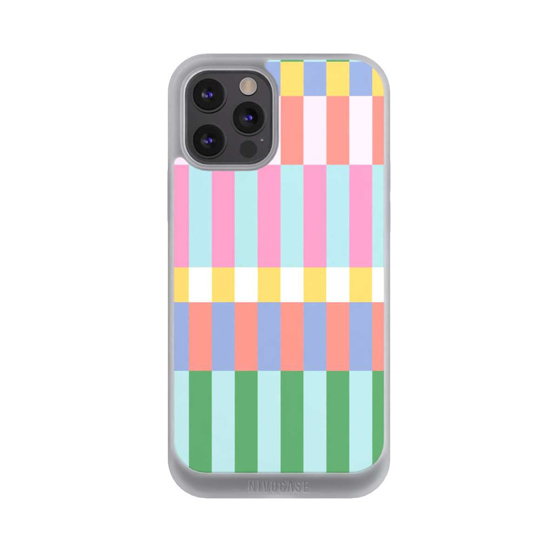 iPhone 12 Pro Max NIVOpure Checked Theme Pastel