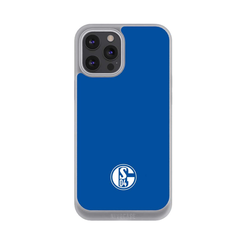 iPhone 12 Pro Max NIVOpure FC Schalke 04 Logo Blau