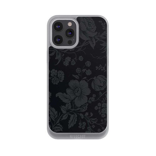 Apple iPhone 12 Pro Max NIVOpure Dunkle Blumen Vintageoptik