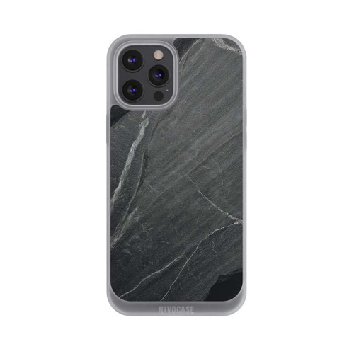 Apple iPhone 12 Pro Max NIVOpure Stein Textur Grau mit KI
