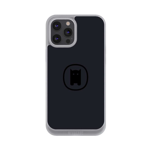 Apple iPhone 12 Pro Max NIVOpure Nivocase Logo Large Black Gray