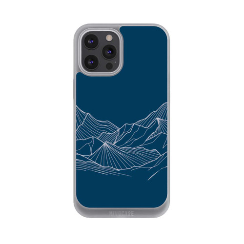 Apple iPhone 12 Pro Max NIVOpure Konturlinien des Blue Mountain