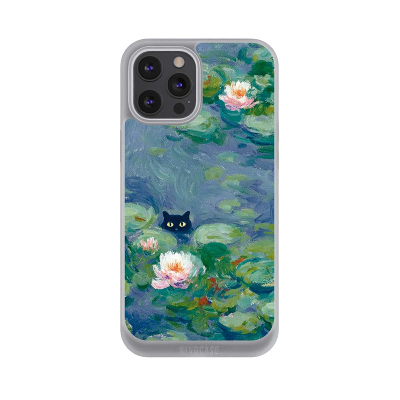 iPhone 12 Pro Max NIVOpure Katze im Teich Gemälde