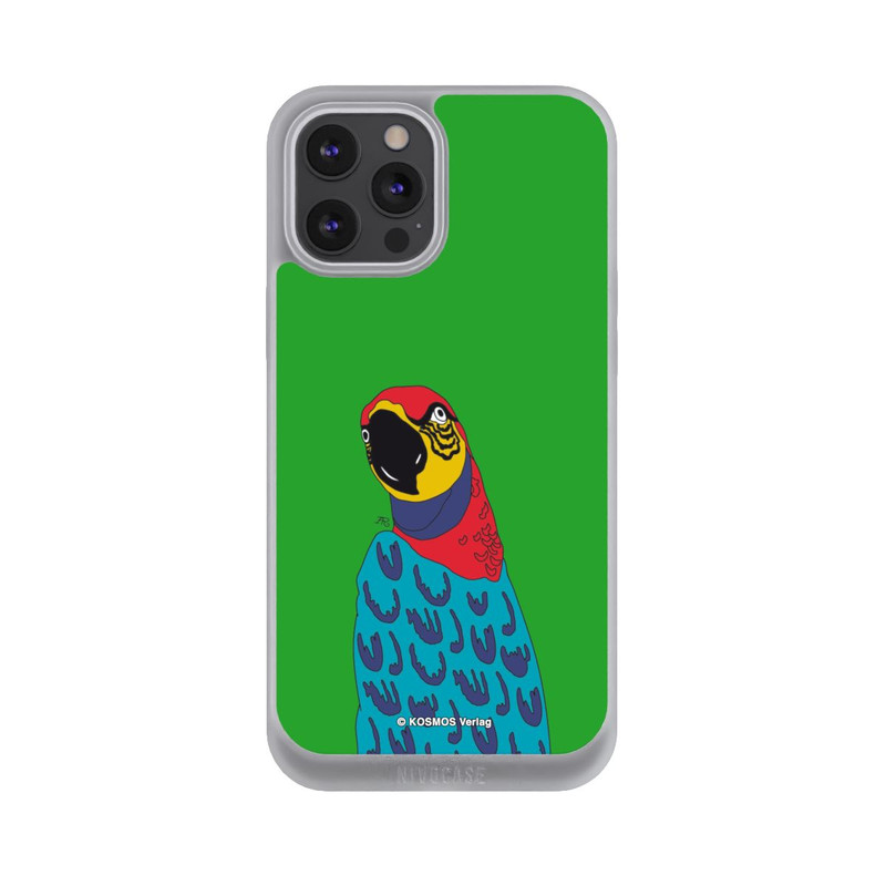 iPhone 12 Pro Max NIVOpure Drei Fragezeichen und der Super-Papagei