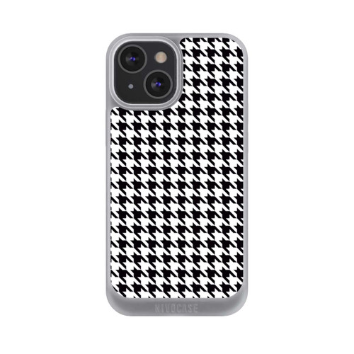 Apple iPhone 13 Mini NIVOpure Hahnentritt Schwarz Weiß
