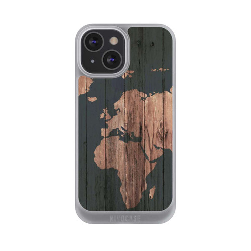 Apple iPhone 13 Mini NIVOpure Wooden World Map