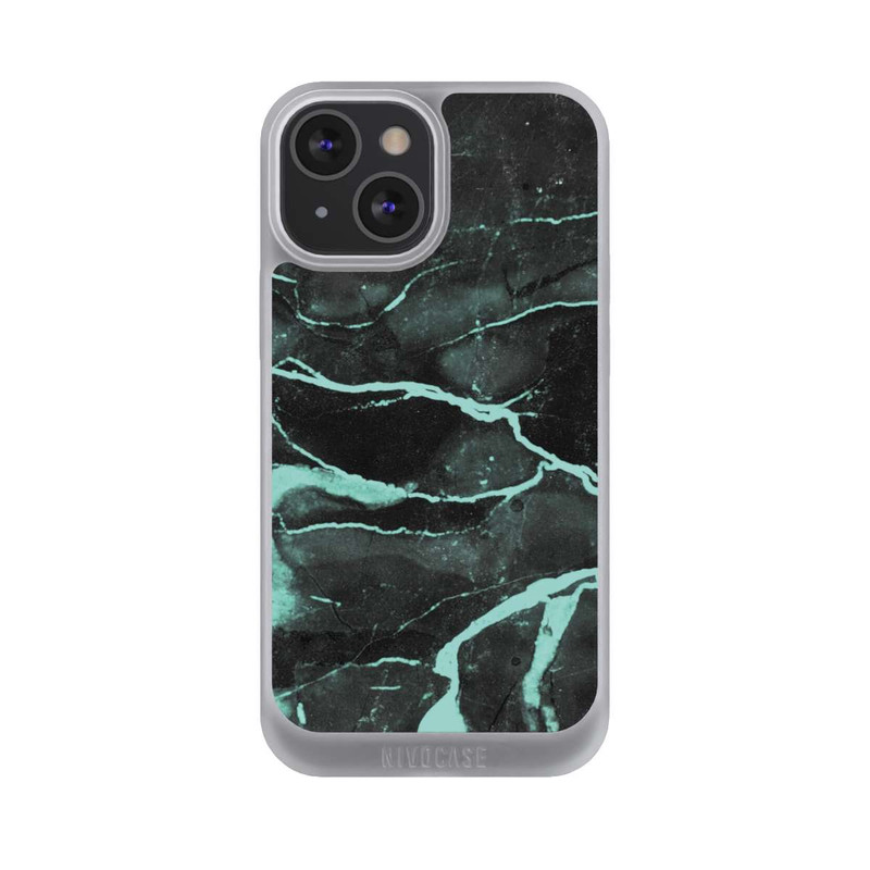 iPhone 13 Mini NIVOpure Gray and Blue Marble