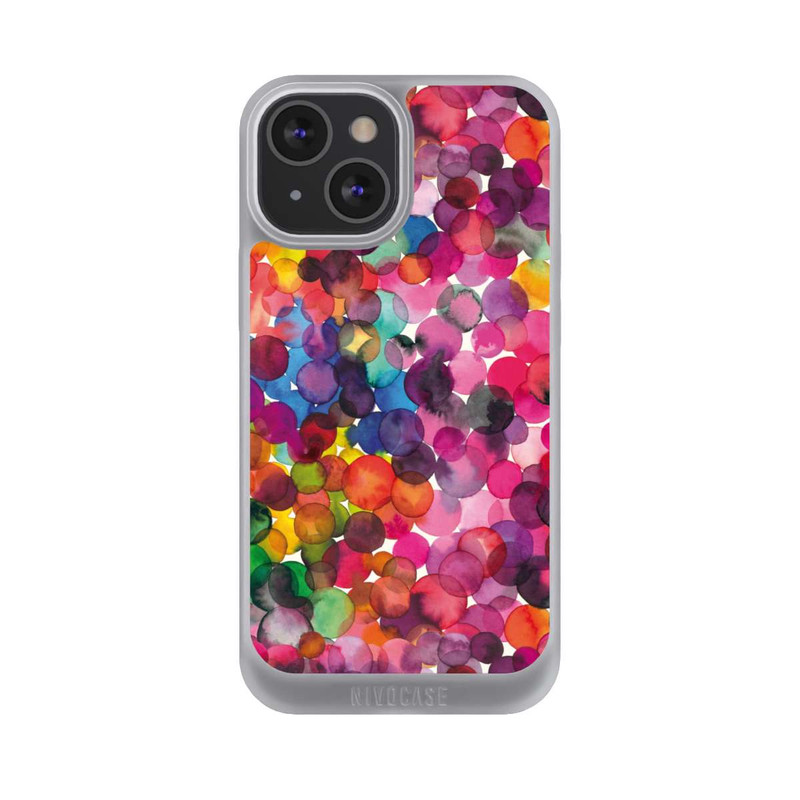 iPhone 13 Mini NIVOpure Überlappende Aquarellpunkte