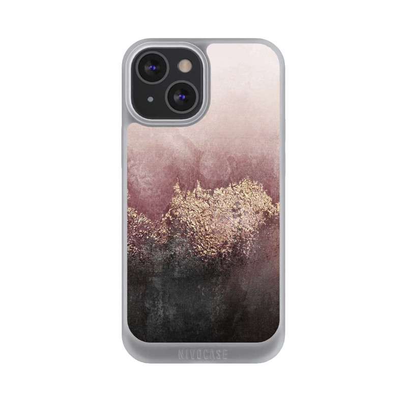 iPhone 13 Mini NIVOpure Rosa Himmelsstaub Golddruck