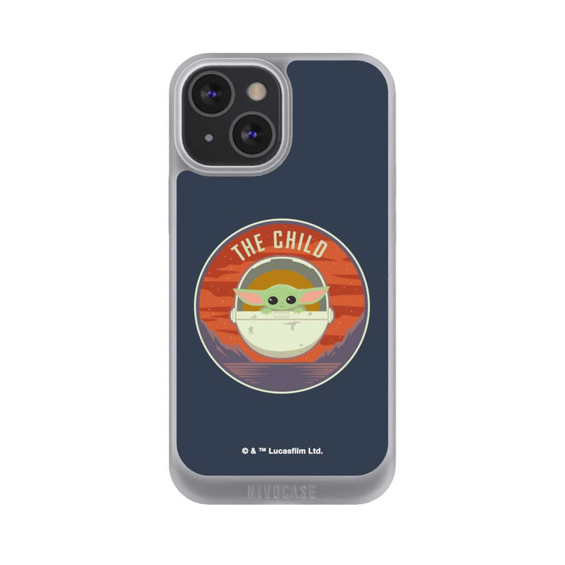 iPhone 13 Mini NIVOpure The Child Abzeichen Blau