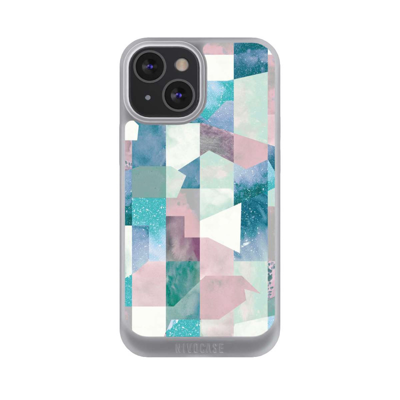 iPhone 13 Mini NIVOpure Collage Textur Pastell