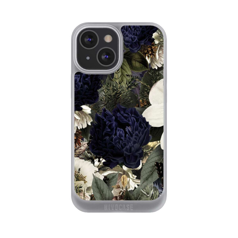 iPhone 13 Mini NIVOpure Dunkle Mitternachts Barock Vintage Blumen