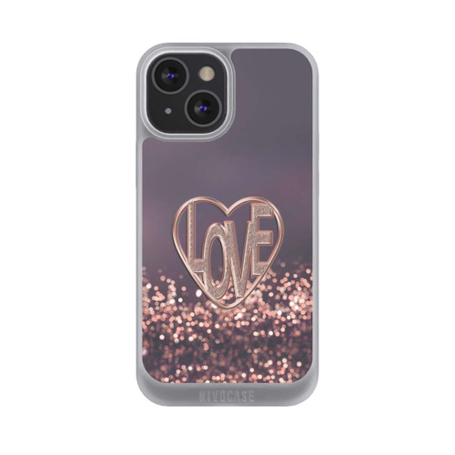Apple iPhone 13 Mini NIVOpure Love Glitter Pink