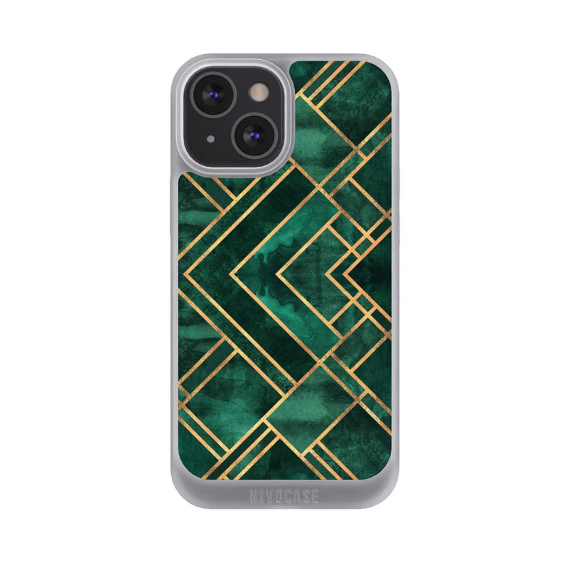 iPhone 13 Mini NIVOpure Grüne Blöcke