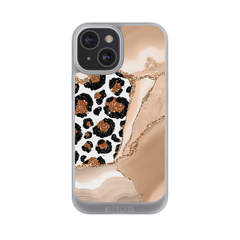 iPhone 13 Mini NIVOpure  Muster und Texturen Hellgold