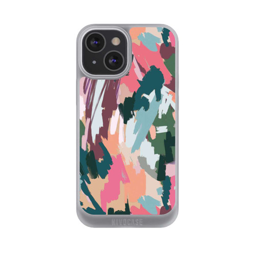 Apple iPhone 13 Mini NIVOpure Abstract Artistic Texture Pink