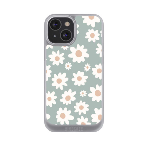 Apple iPhone 13 Mini NIVOpure Gänseblümchen Muster grün
