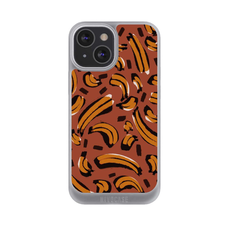 iPhone 13 Mini NIVOpure Abstrakte Bananen Muster