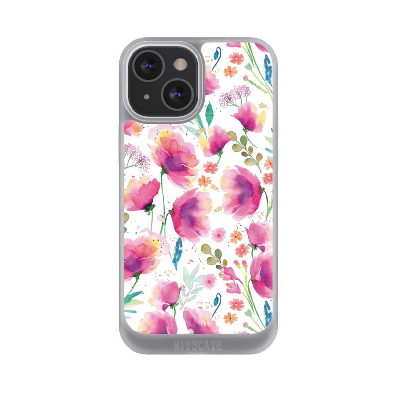 iPhone 13 Mini NIVOpure Abstrakte Mohnblumen aquarell