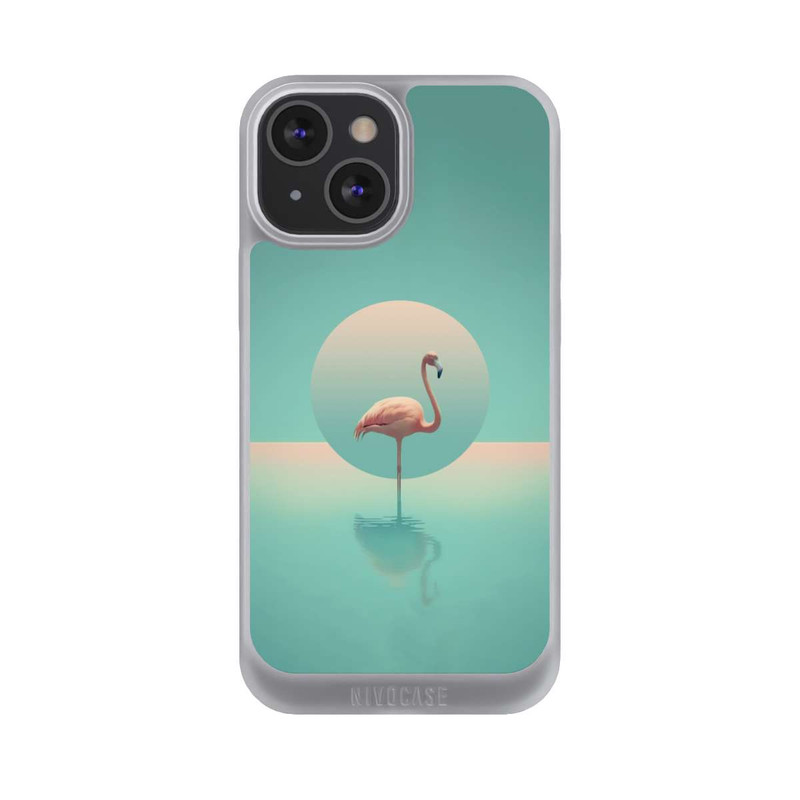 iPhone 13 Mini NIVOpure Flamant dans la piscine