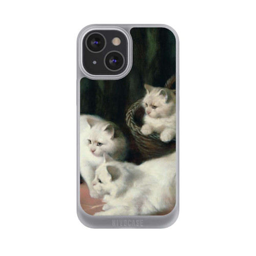 Apple iPhone 13 Mini NIVOpure Three White Angora Kittens