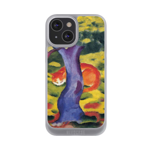 Apple iPhone 13 Mini NIVOpure Katze hinter Einem Baum von Franz Marc