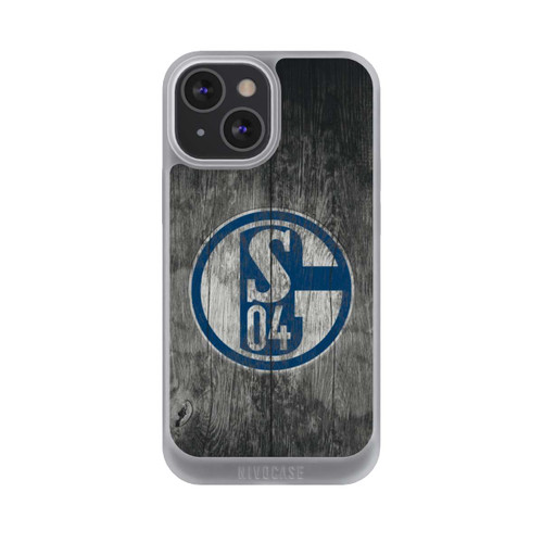 Apple iPhone 13 Mini NIVOpure Schalke 04 Holz Look