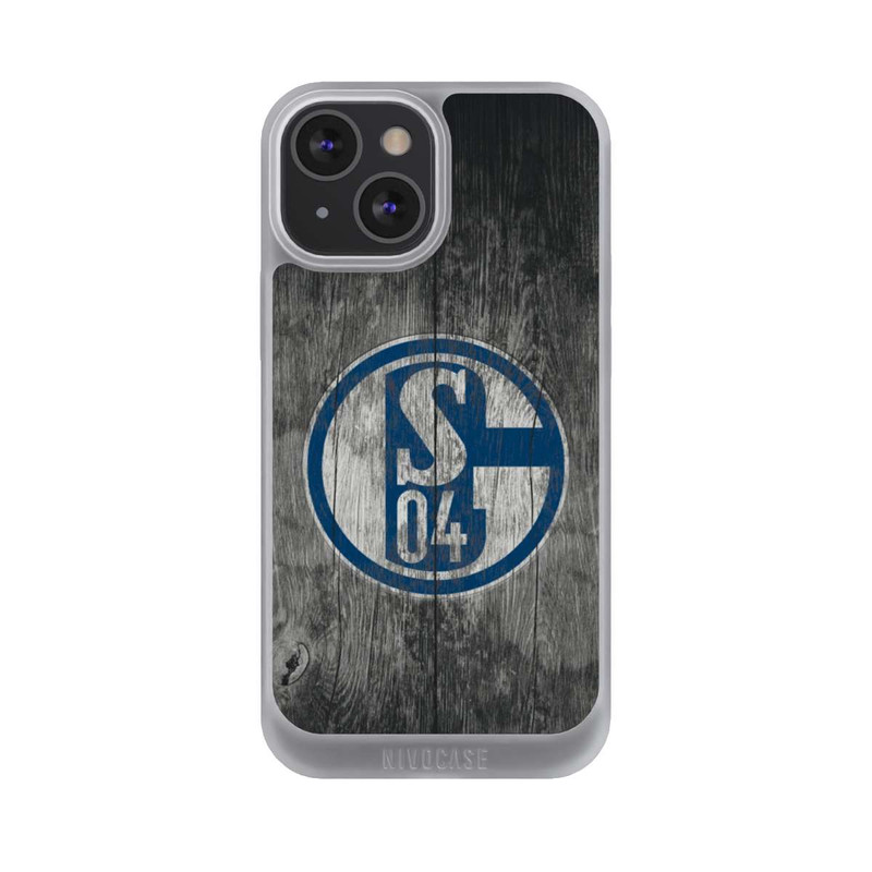 iPhone 13 Mini NIVOpure Schalke 04 Holz Look
