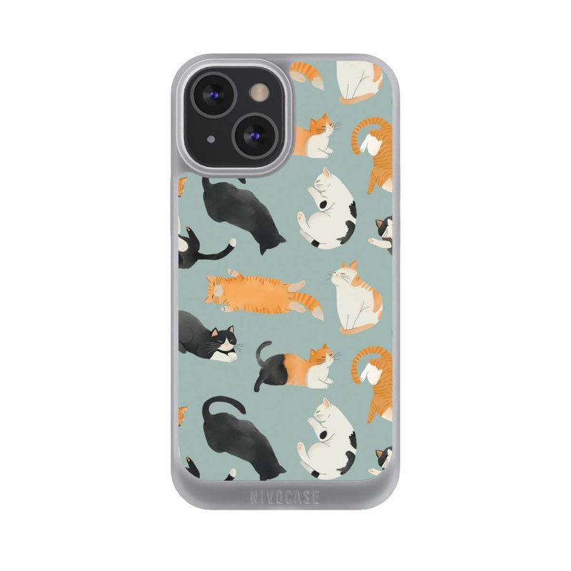 iPhone 13 Mini NIVOpure Cats Pattern