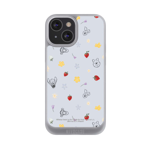 Apple iPhone 13 Mini NIVOpure Winnie Puuh und Freunde Erdbeer Muster Blau