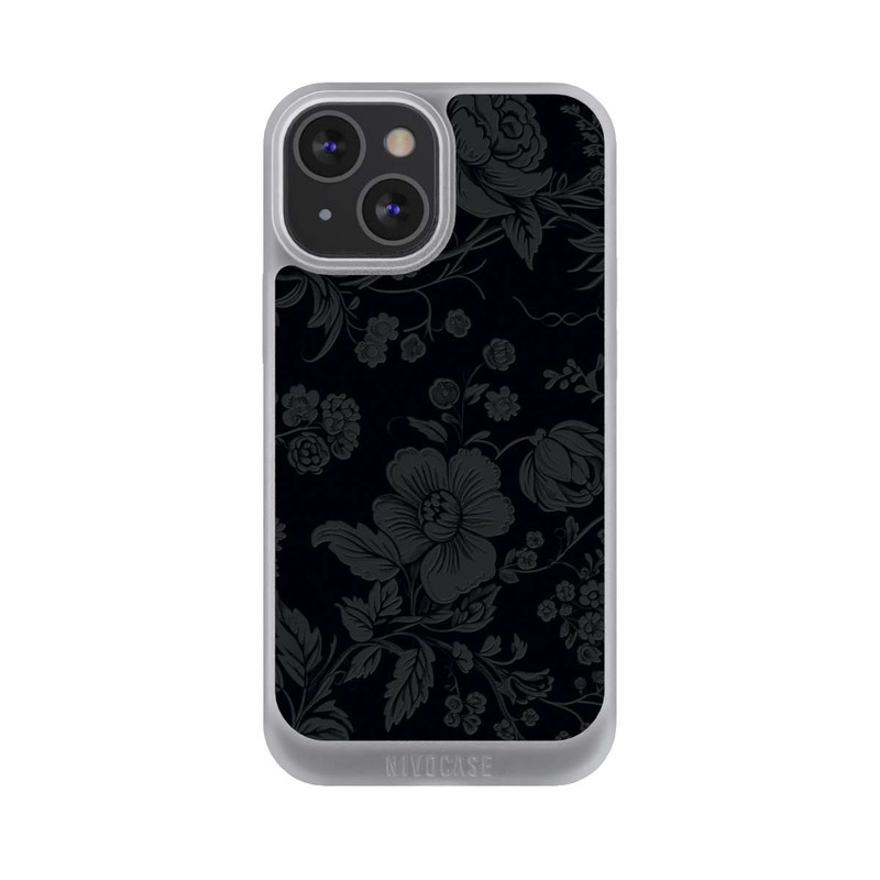 iPhone 13 Mini NIVOpure Fleur Foncée Look Vintage