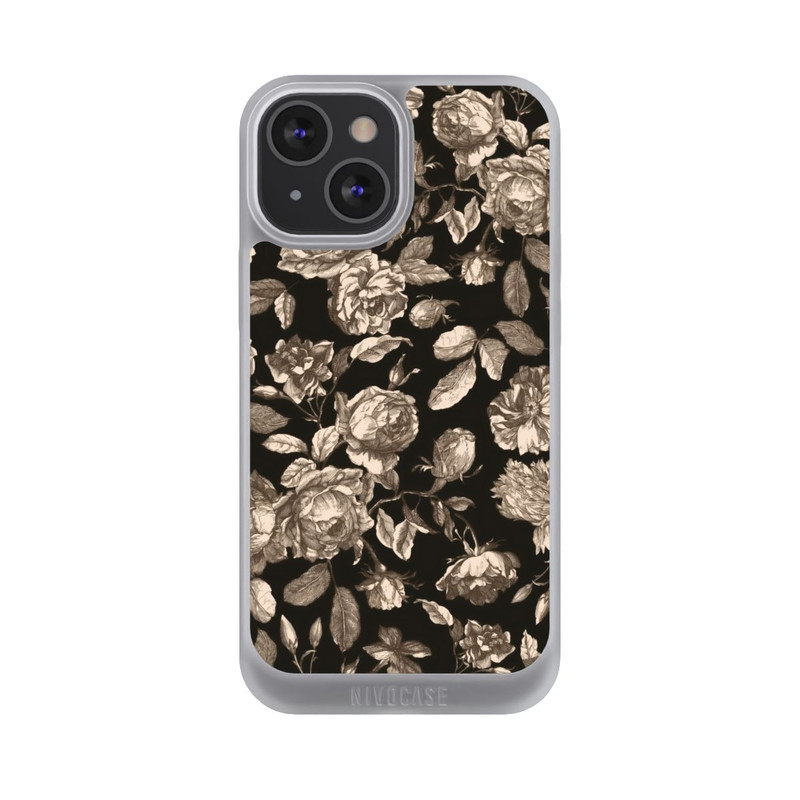 iPhone 13 Mini NIVOpure Canvas dark flowers