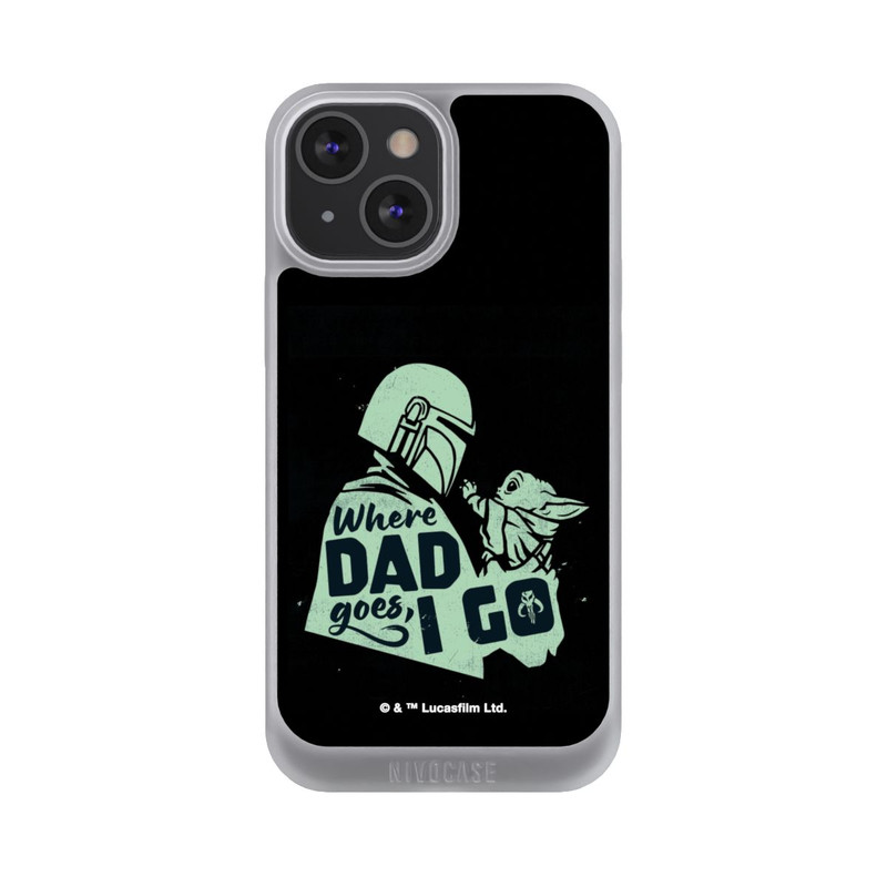 iPhone 13 Mini NIVOpure Grogu - Where dad goes,I go