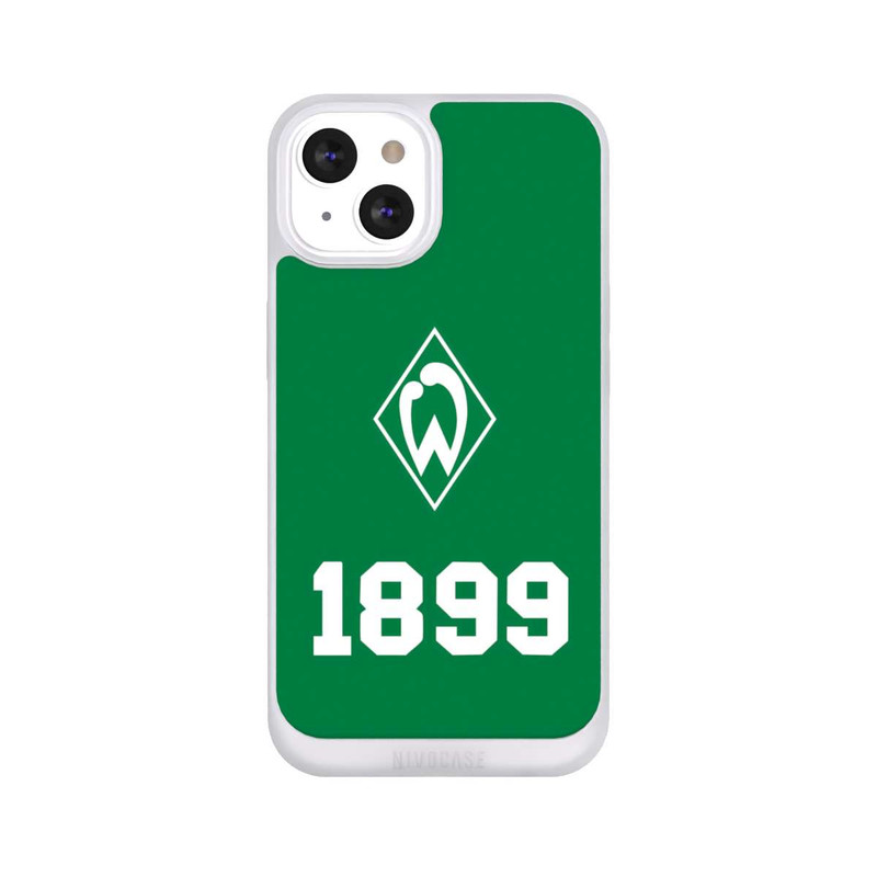 iPhone 13 NIVOpure 1899 Grün-Weiß Lebenslang Grün - Werder Bremen