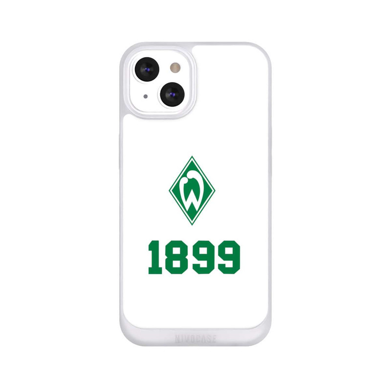 iPhone 13 NIVOpure 1899 Grün-Weiß Lebenslang Weiss - Werder Bremen