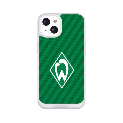 Apple iPhone 13 NIVOpure Carbonlook - Werder Bremen